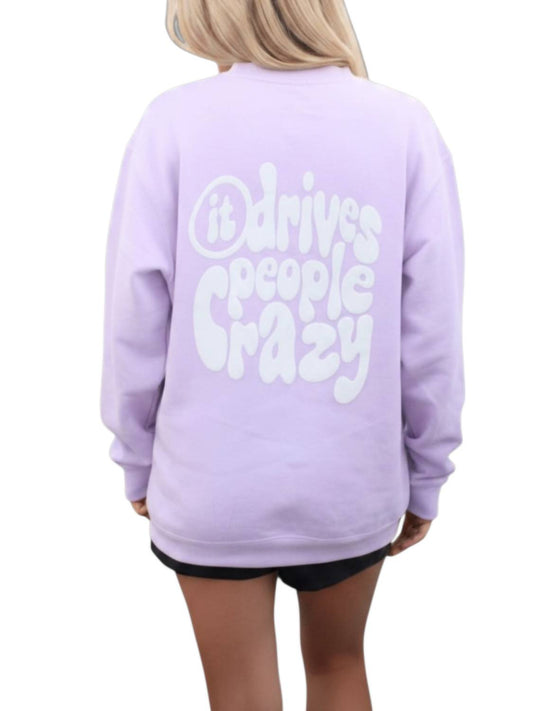 Be Happy Long Sleeve Crewneck Sweatshirt