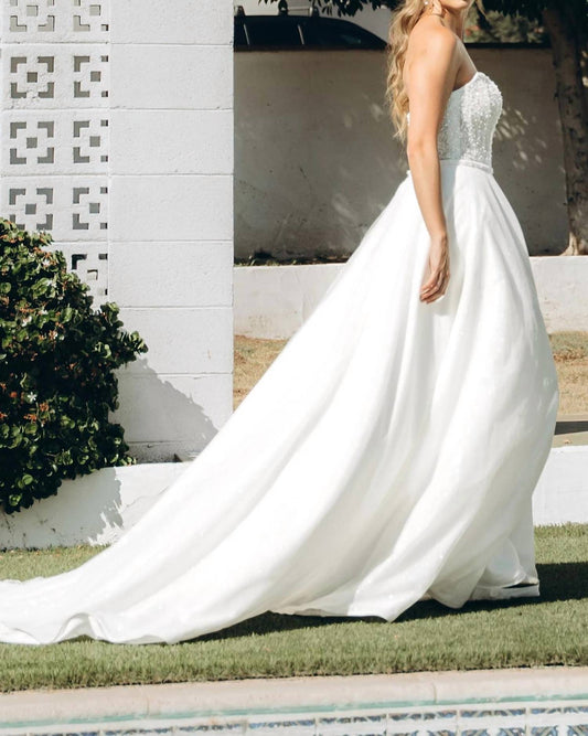Strapless Wedding Gown