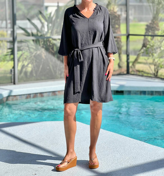 Hustle And Bustle Mini Dress