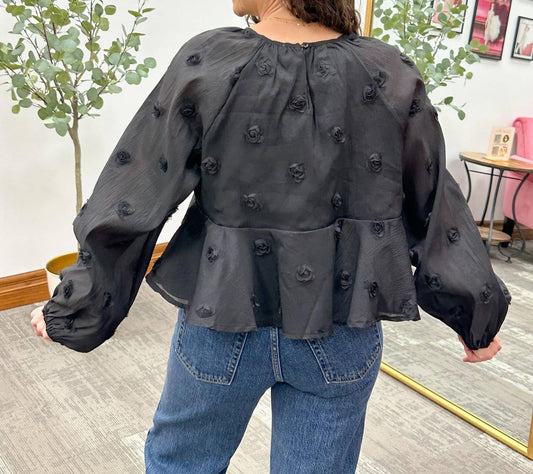 Roses Babydoll Blouse