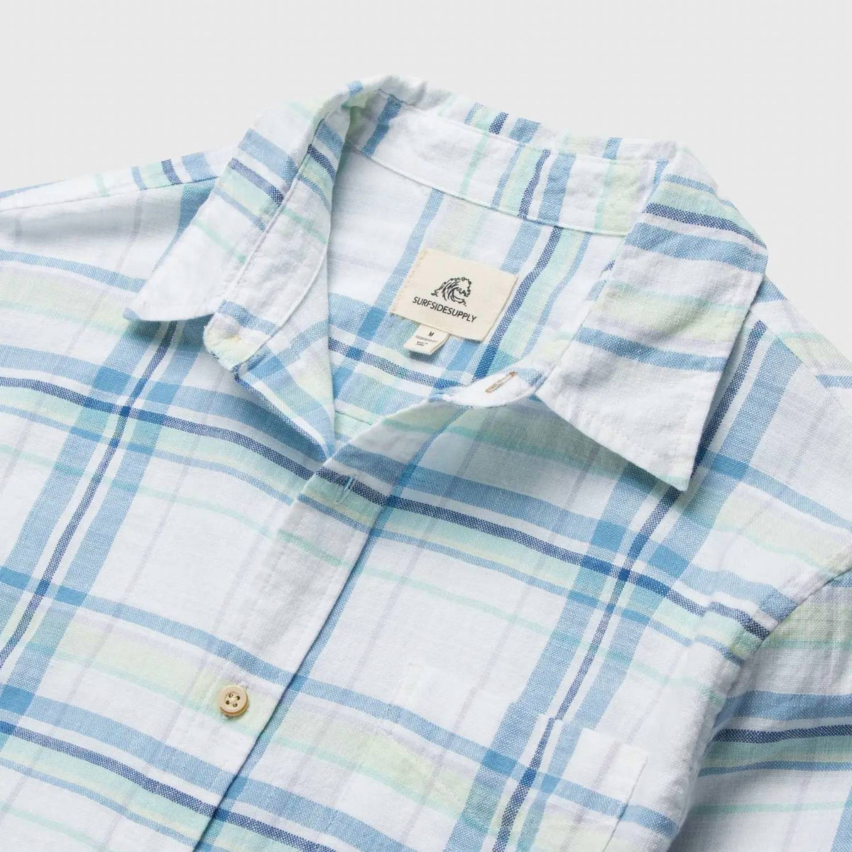Men's Brian Slub Plaid Shirt