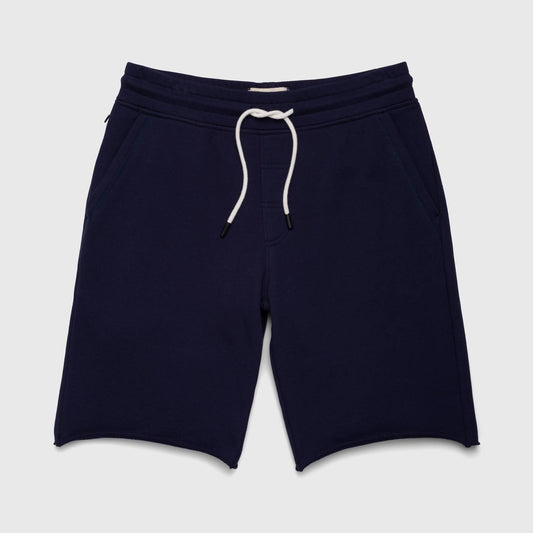Sailor Drawstring Raw Hem Terry Short