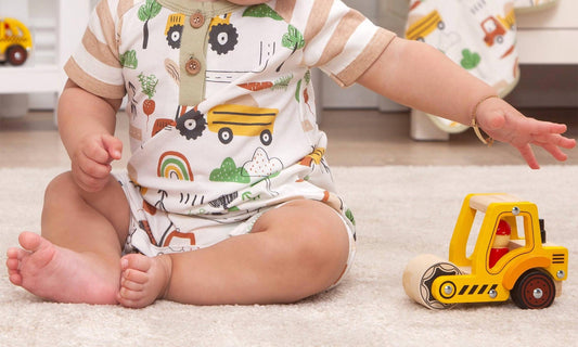 Baby Boys Farmers Romper