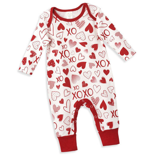 Baby Girls Hearts And Hugs Romper