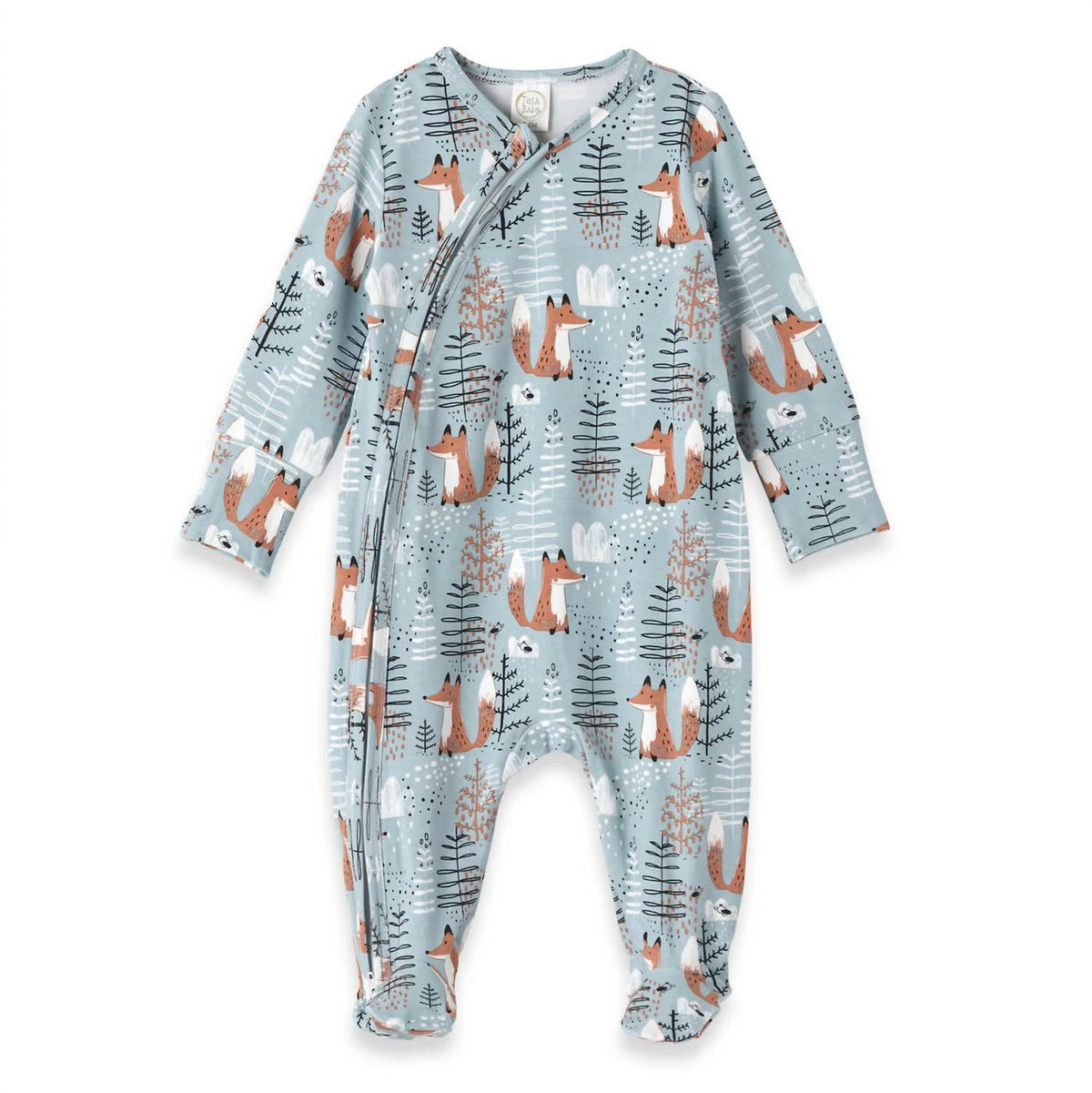 Baby's Long Sleeve Footed Zipper Romper