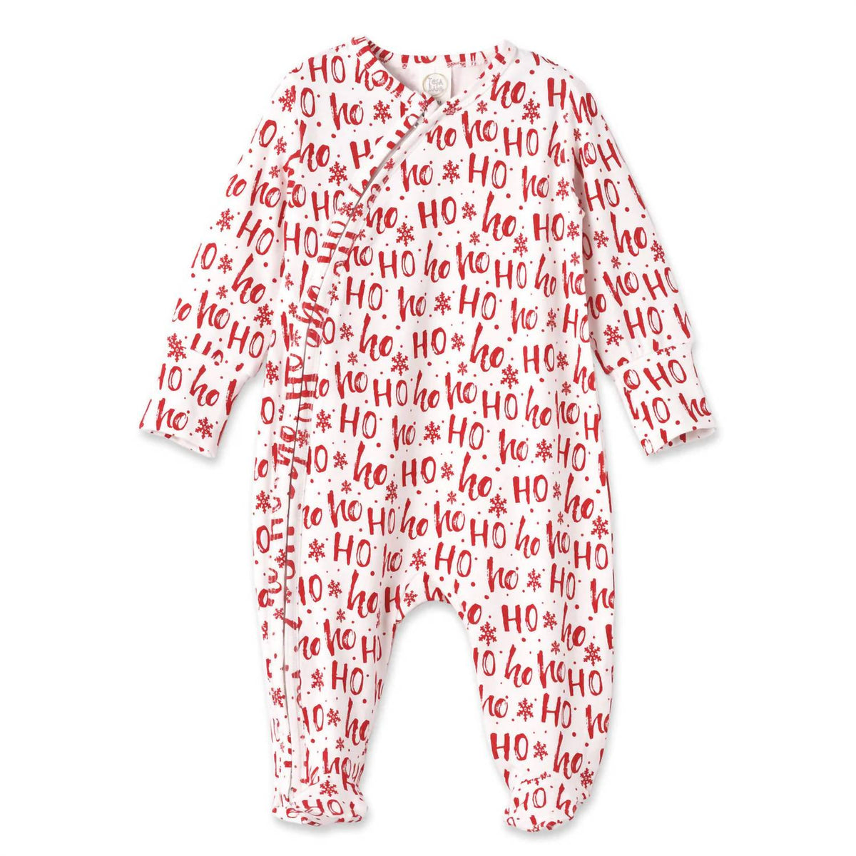 Kids Long Sleeve Footed Zipper Romper