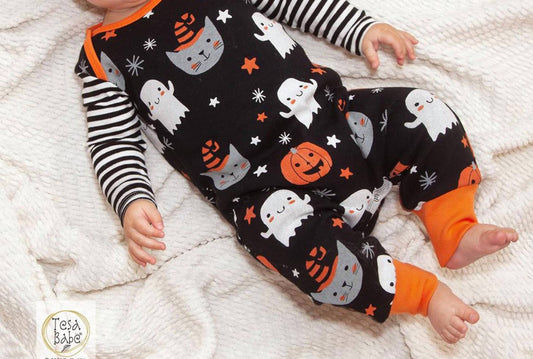 Tesa Babe "Pumpkin Party" Romper for Baby Girls and Boys
