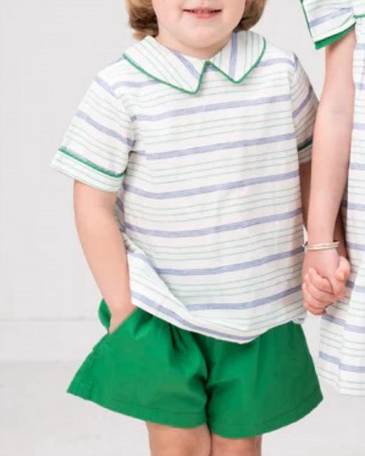 Boys' George Stripe Short Set