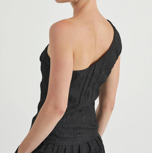 Rolling Wave One Shoulder Top