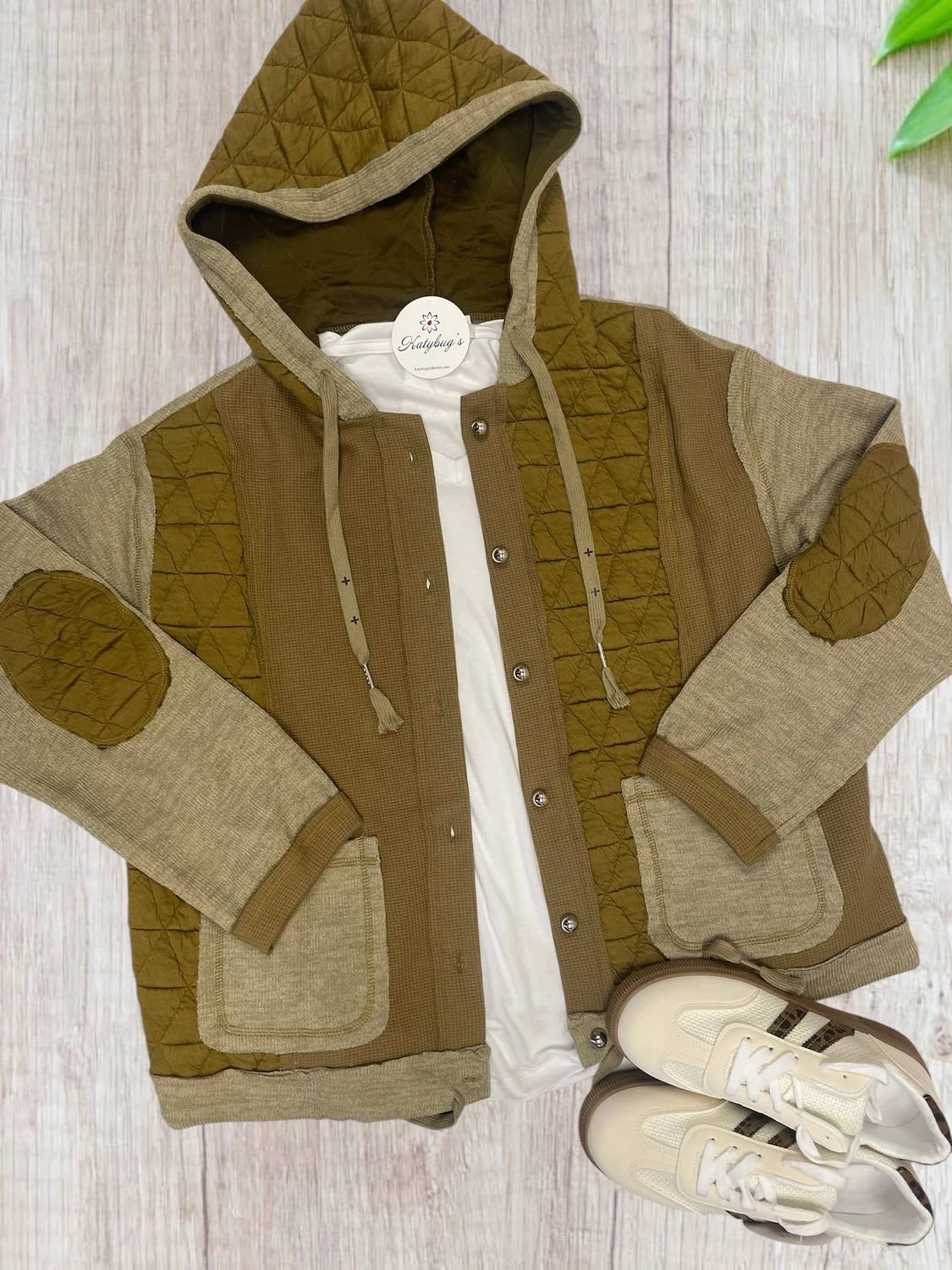 Quilted Hooded Shacket