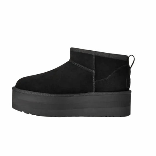 Women's Classic Mini Platform Slide On Winter Boots