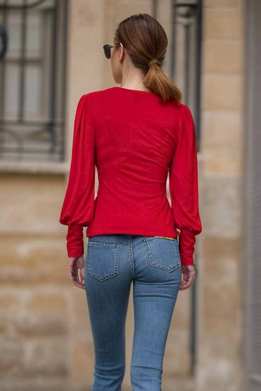 Jenny Solid Fitted Top