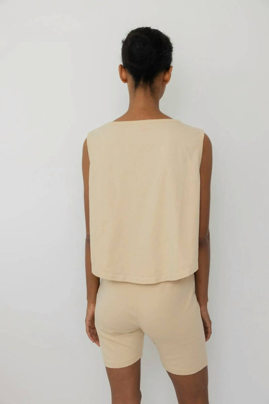 wol hide Women's Wide Tank Top in Barley - view 2