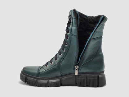 Helios - Women's Medusa Fur-lined Leather Boots - Rack Hunt