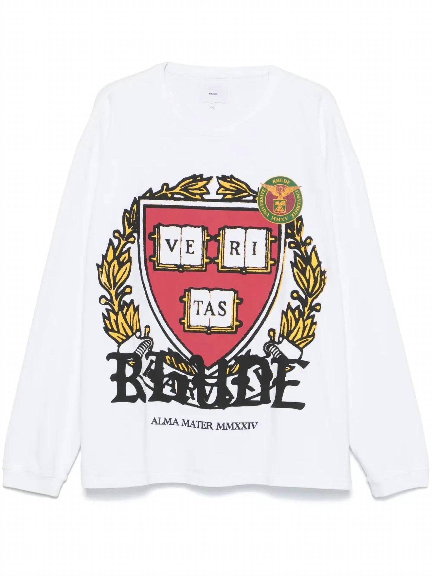 Rhude - Veritas Long Sleeve Graphic T-shirt - Rack Hunt