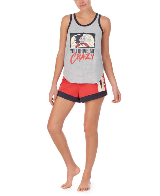 Cruella Tank Top & Shorts Pajama Set