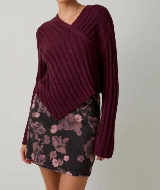 Sunday Edition - Twisted Sweater Top - Rack Hunt