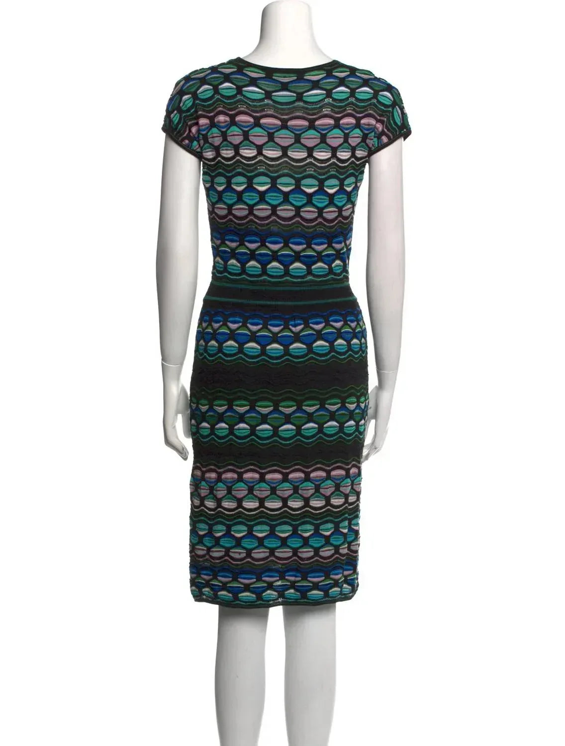 M Missoni - V-neck Cotton Dress - Rack Hunt