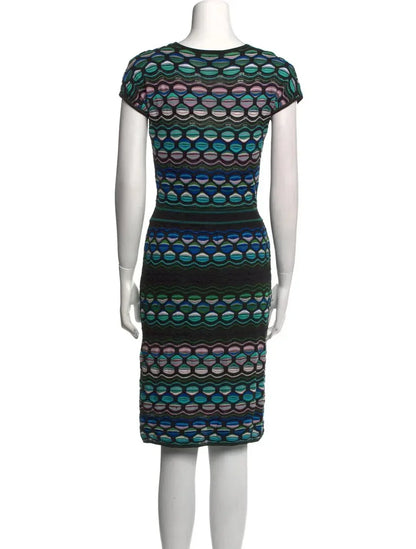 M Missoni - V-neck Cotton Dress - Rack Hunt