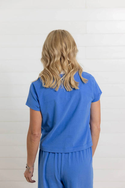 Boxy V Neck Tee