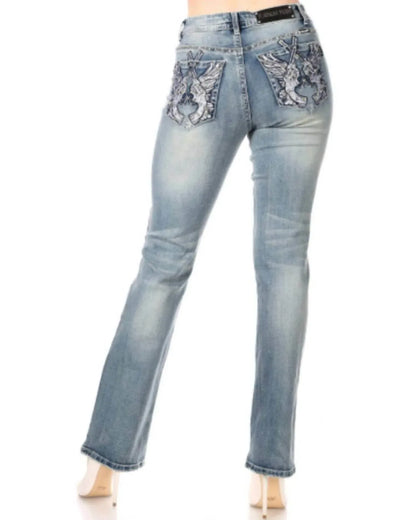 Bus Stop - My Rights™ Distressed Jean - Rack Hunt