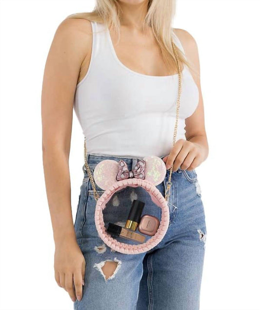 Women's Mouse Ears Clear Crossbody Bag