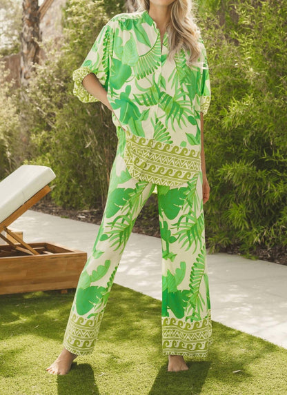 Palmetto Print Jax Pants
