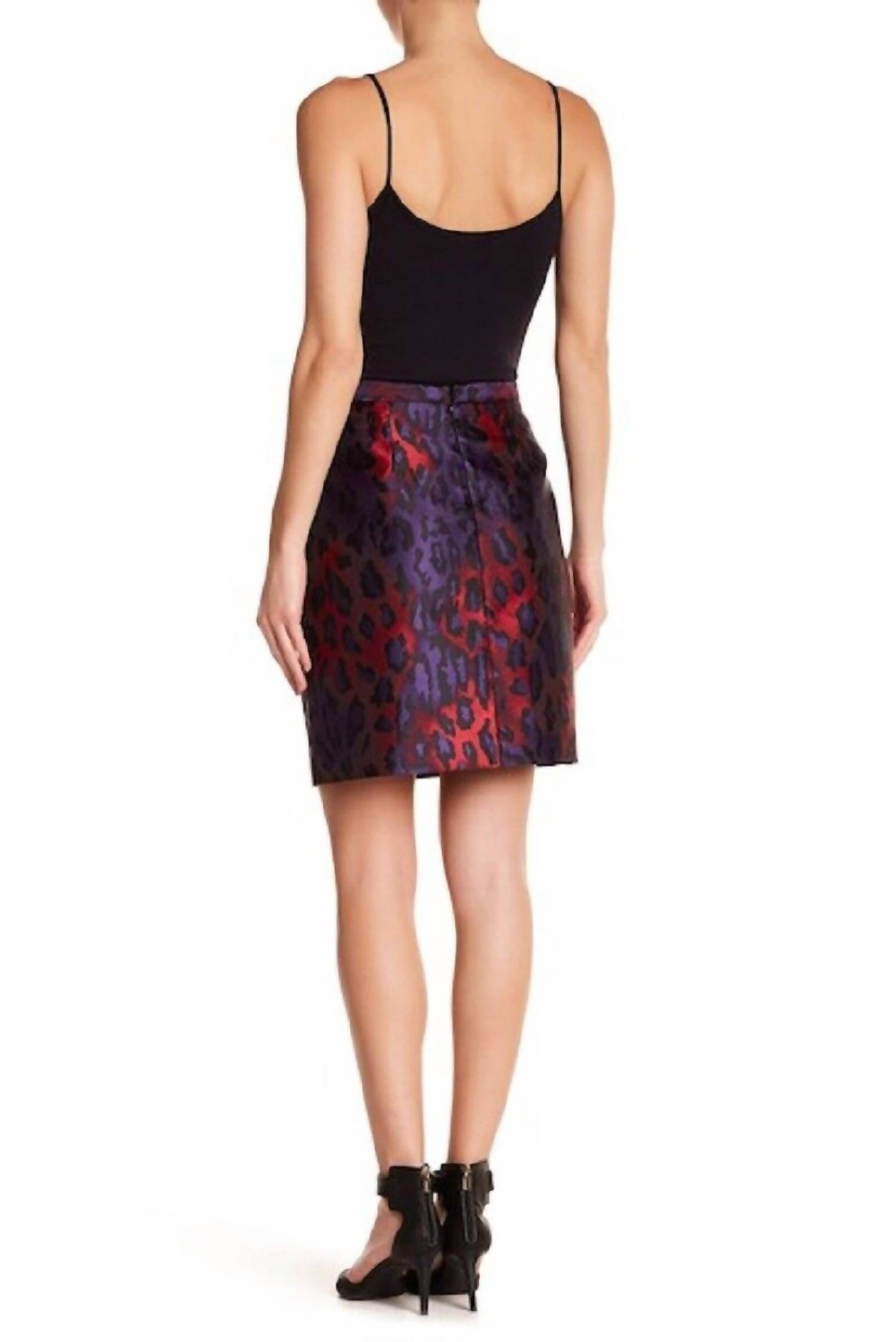 ANNE KLEIN - Jacquard Pencil Mini Skirt - Rack Hunt -