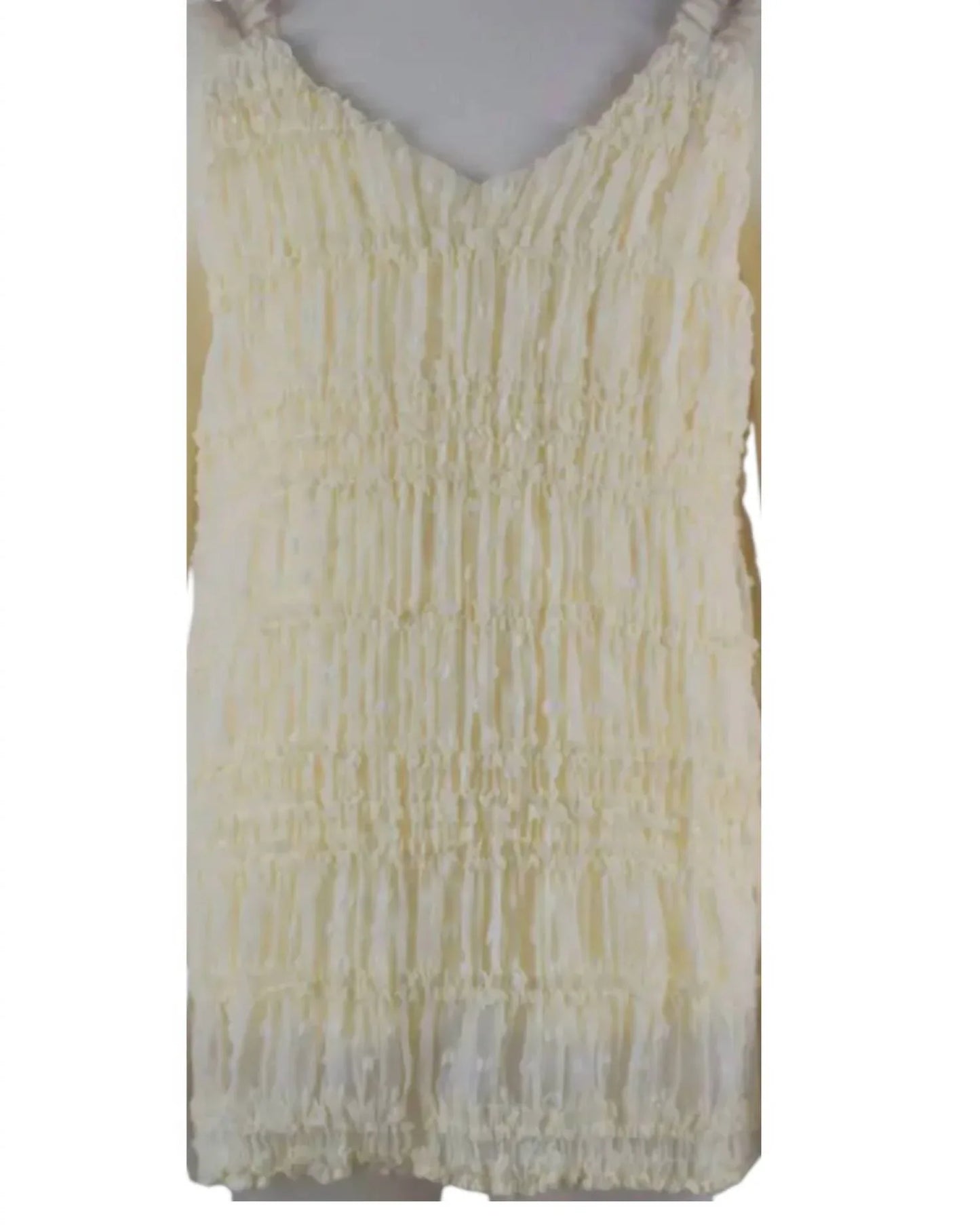 ML Kids - Girls' Swiss Dot Smocked V-tank - Rack Hunt