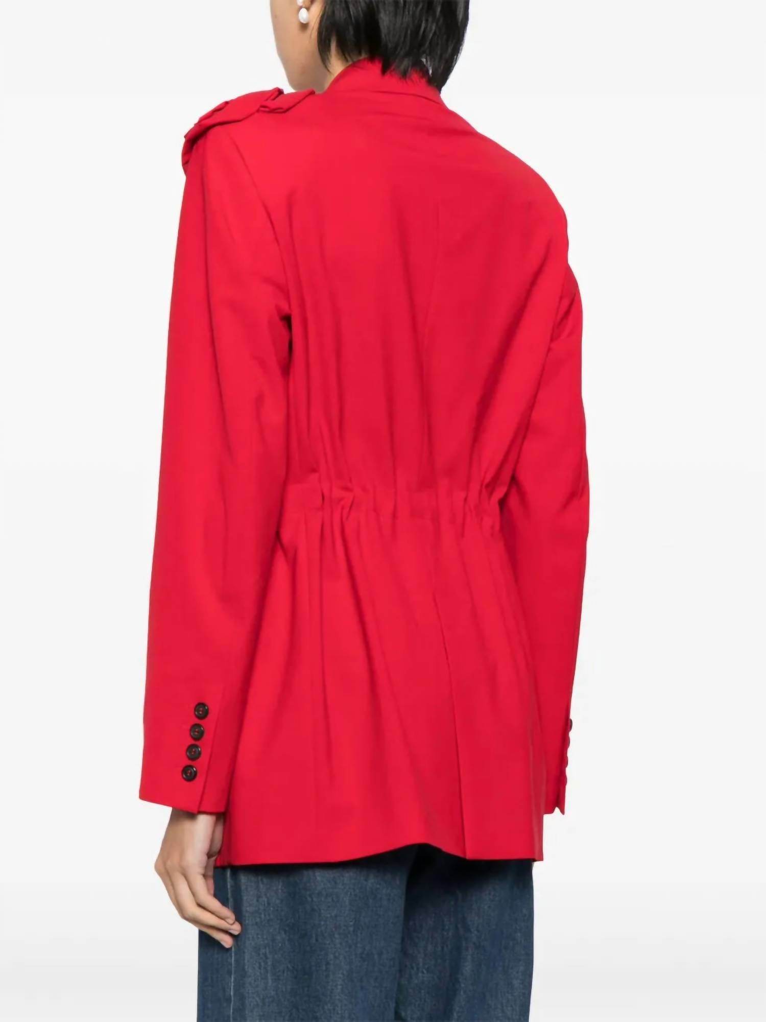 Valentino - Floral Appliqué V-neck Blazer - Rack Hunt