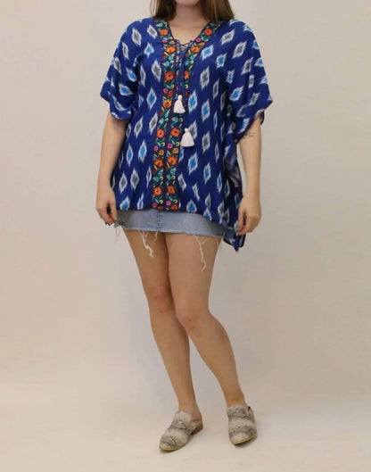 Avani Del Amour - Embroidered Poncho Top - Rack Hunt