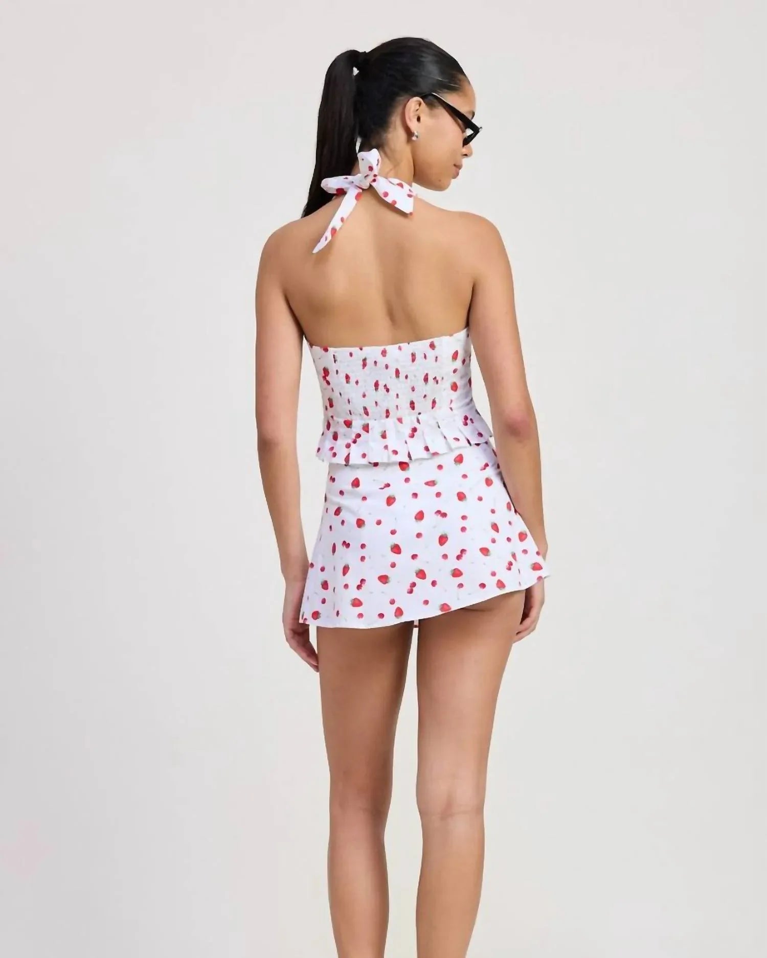Rowan - Women's Berries Cherries Mini Skirt - Rack Hunt