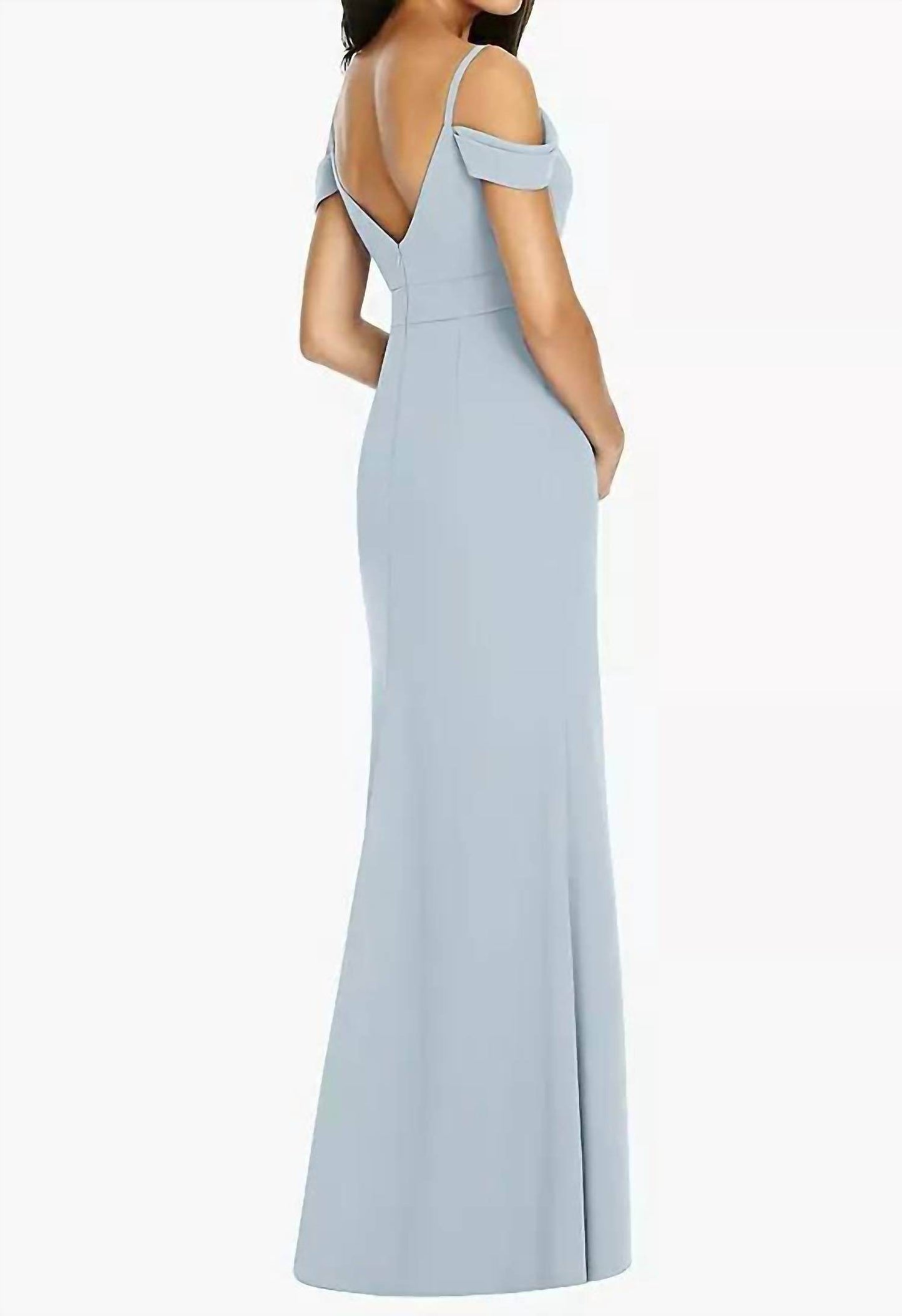 Dessy - Matte Chiffon Full-length Bridesmaid Dress - Rack Hunt -