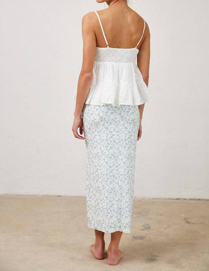 Eyelet Lace Trim Cami Top