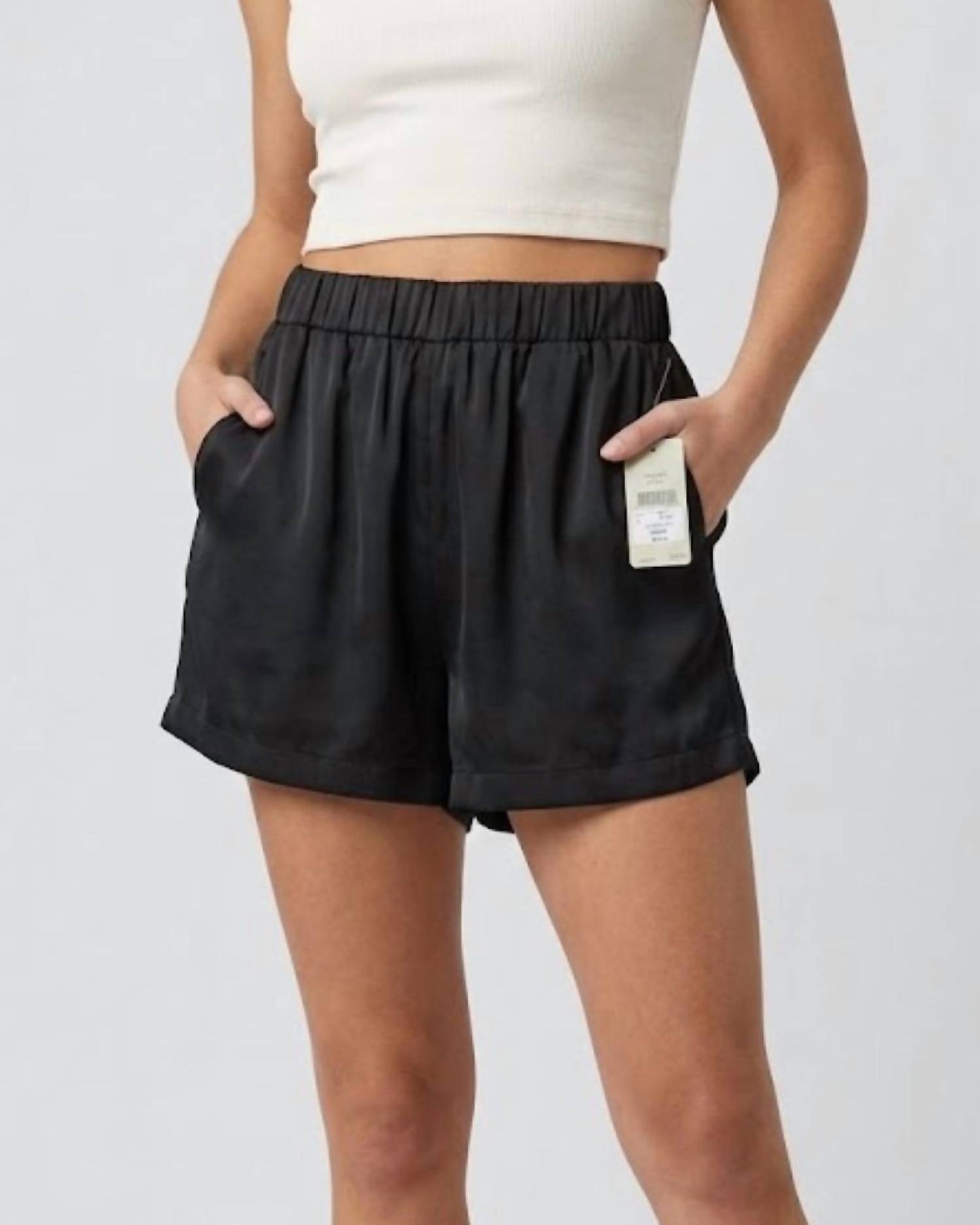 Patti Pull On Short With Slant Pocket