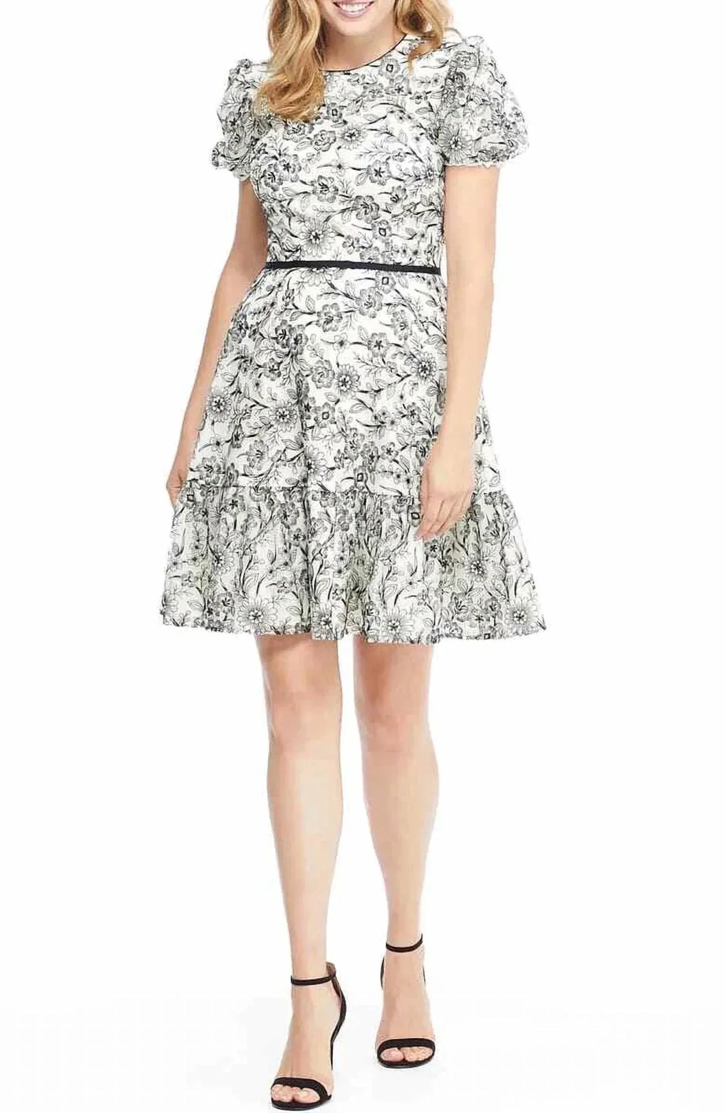 Gal Meets Glam - Viola Raffia Embroidery Mini Dress - Rack Hunt