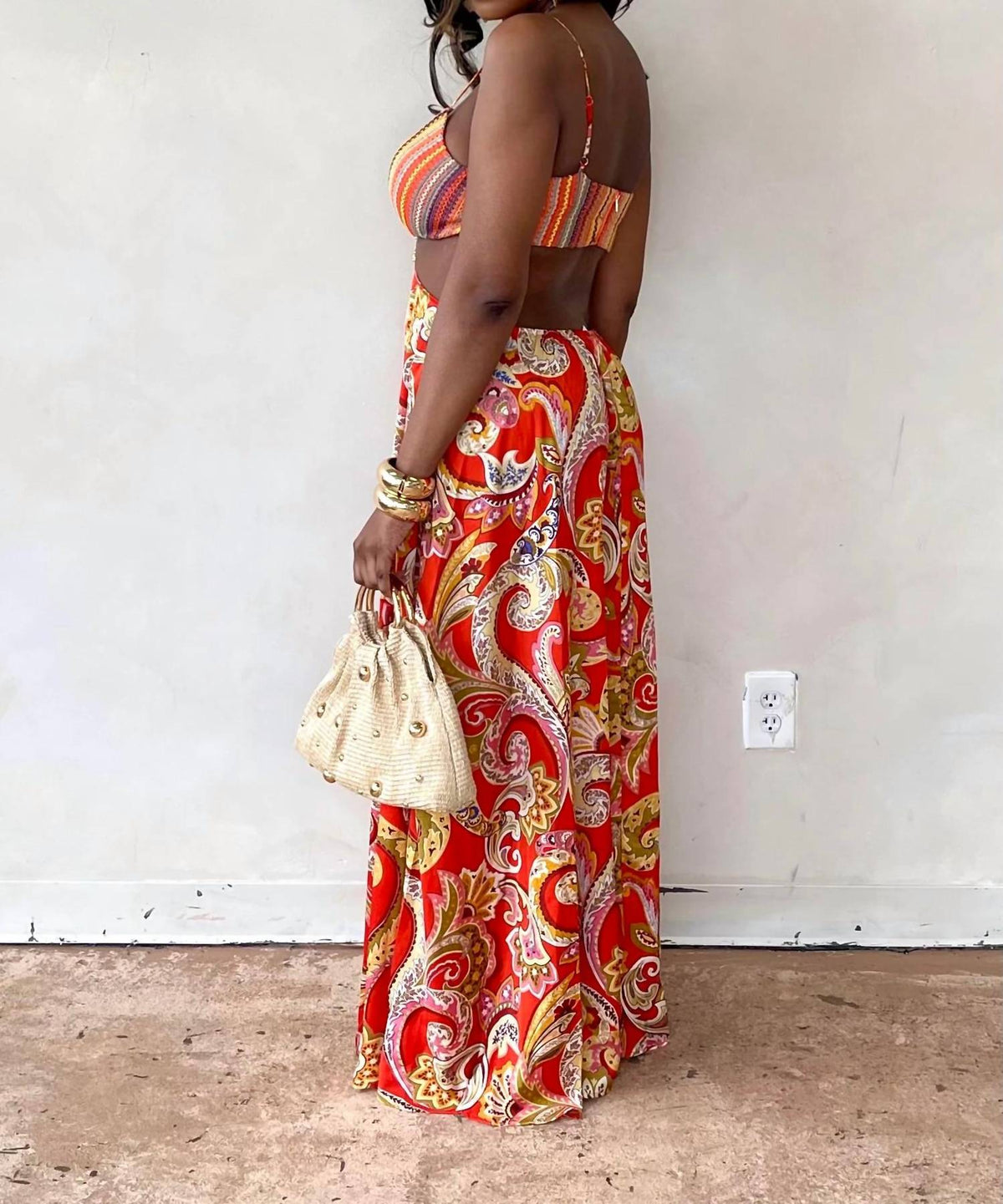 Sand And Sun Paisley Maxi Dress