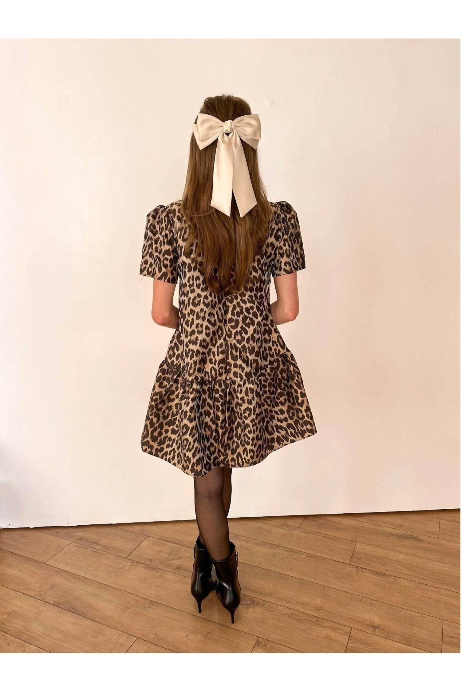 SIRENA - Claire Animal Print Mini Dress - Rack Hunt -