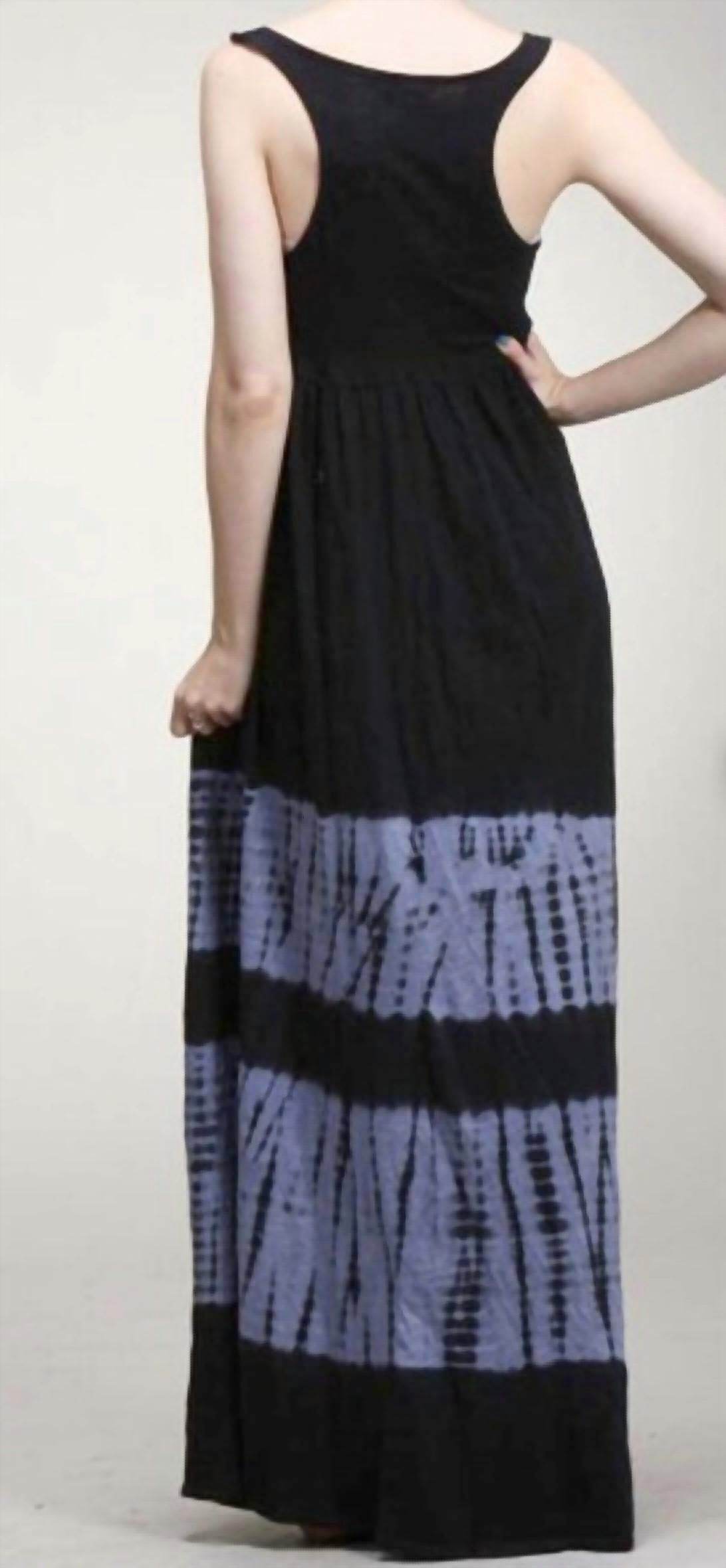 Tough Luv - Tie Dye Cotton Maxi Dress - Rack Hunt -