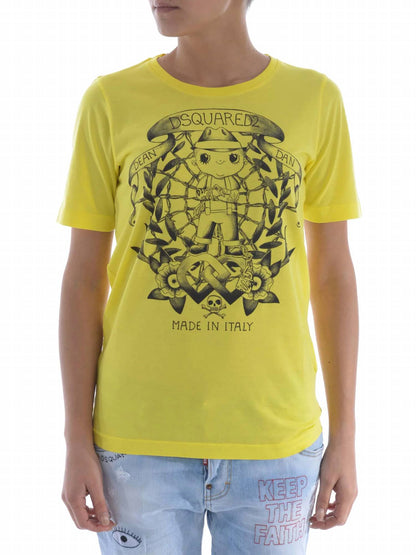 Women's Dean Dan Printed Cotton T-shirt
