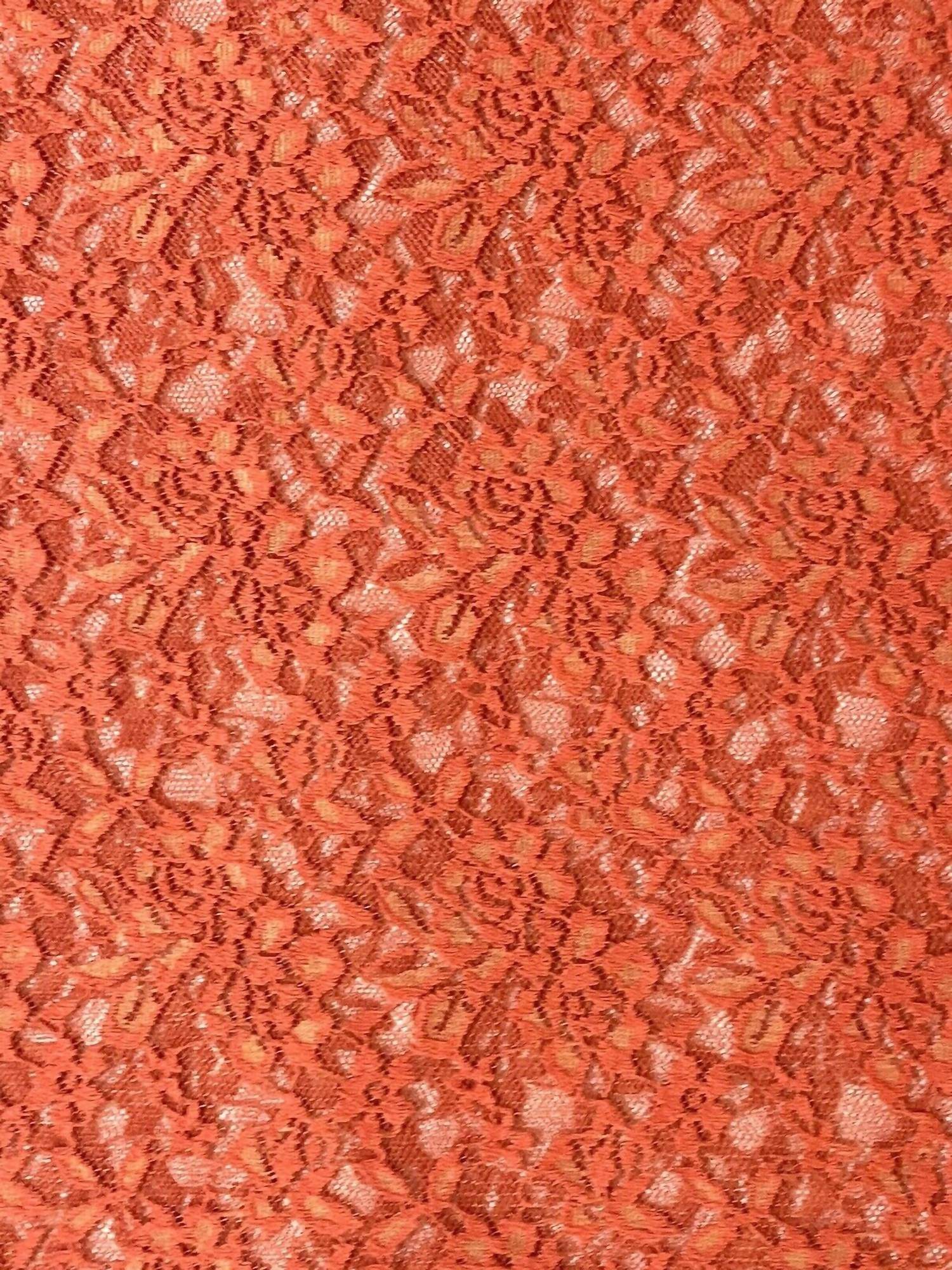 Hinge - Women's See Through Sheer Short Sleeves Lace Top - Rack Hunt -