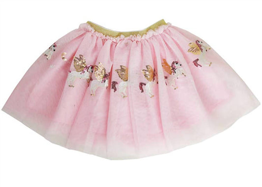 Girls Unicorn Print Tutu Skirt