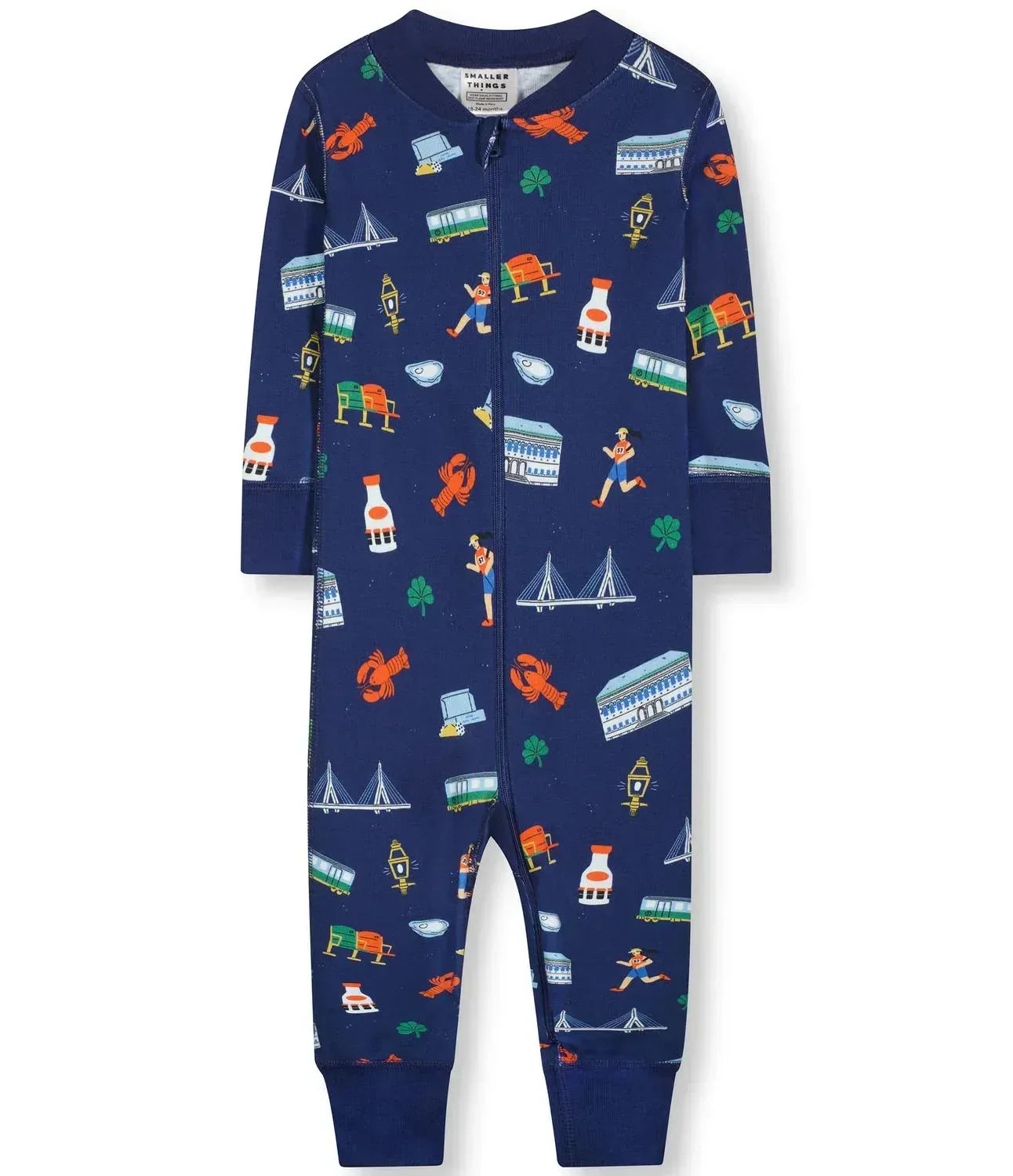 Smaller Th!ngs - Boys Goodnight Boston Romper - Rack Hunt