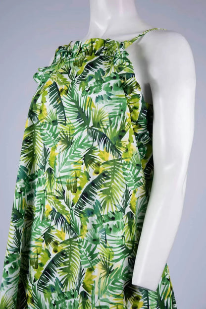 Clover and Sloane - Sleeveless Ruffle Top Knee Length Dress - Rack Hunt