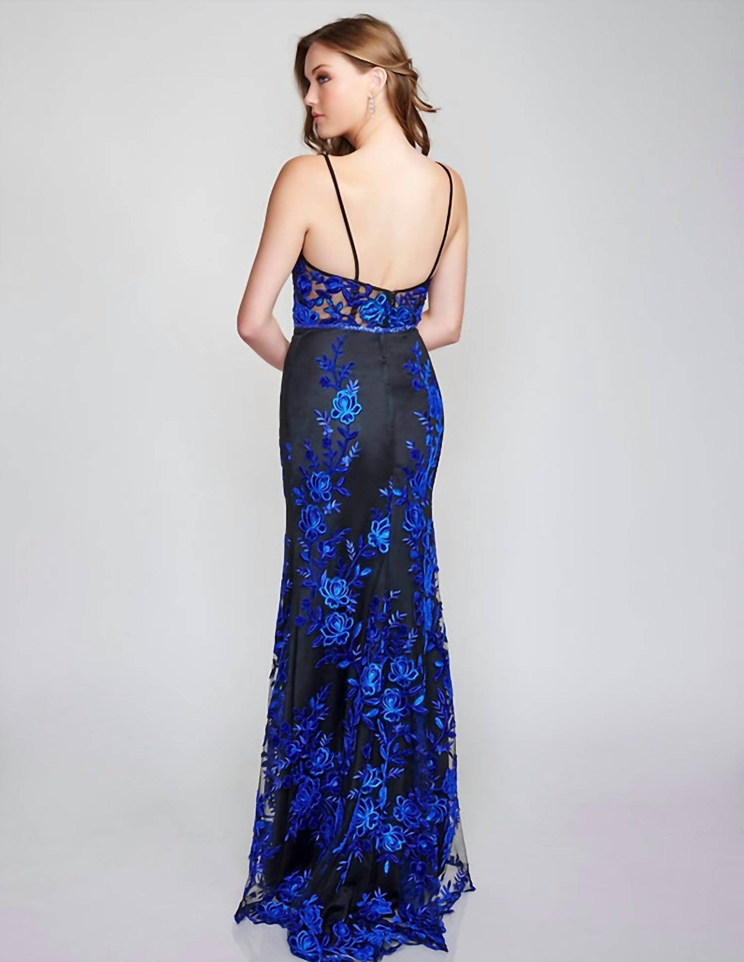 Nina Canacci - Embroidered Mermaid Prom Dress - Rack Hunt