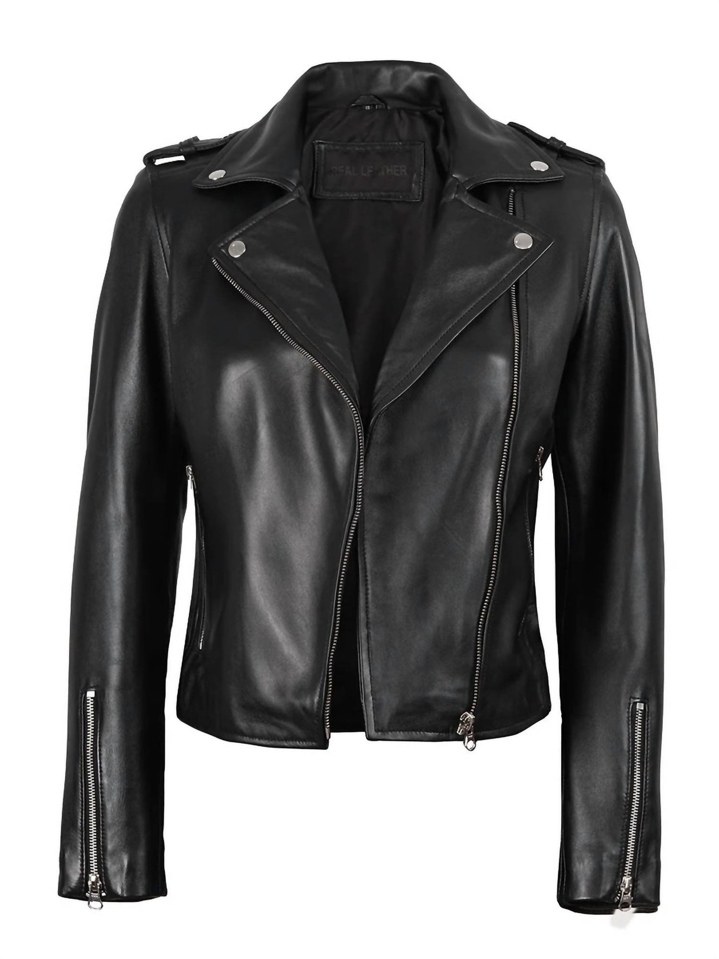 Women's Kirsten Biker Leather Jacket
