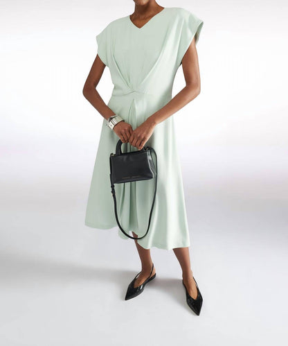 Short Sleeve Midi Dress