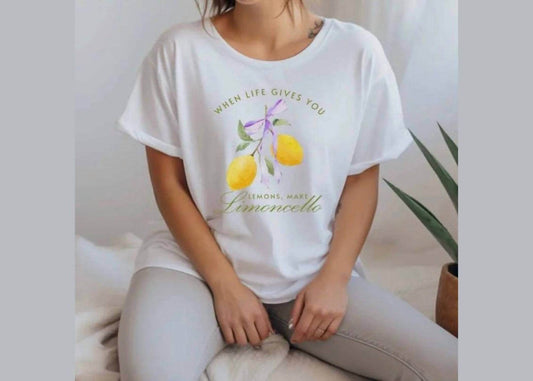 Always Amalfi - Women's Limoncello Graphic Top - Rack Hunt -