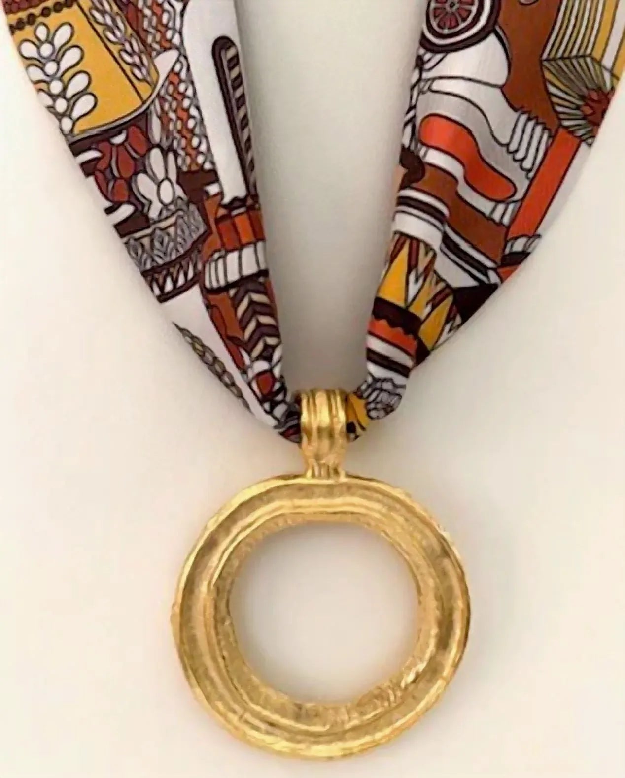 Knotty Bling - Women's Scarf Charm Necklace - alternate view - Rack Hunt