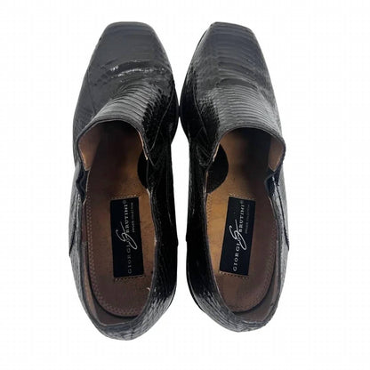 Men's Snakeskin Leather Loafers